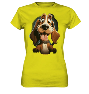 Frecher Hund – Charmantes Cartoon-Design mit Hund - Ladies Premium Shirt Bright Lights Arts