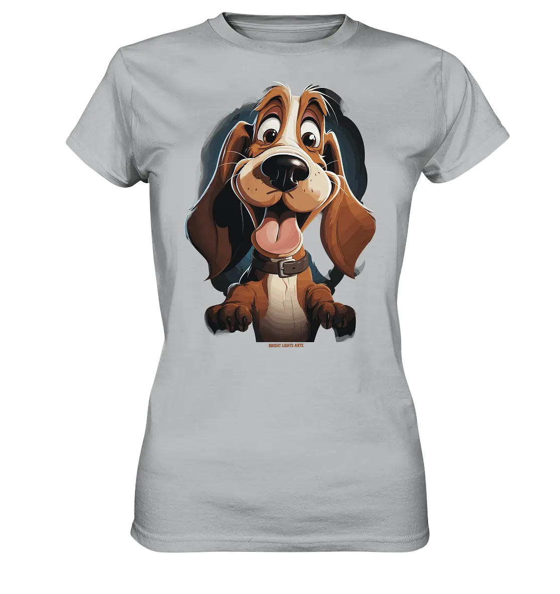Frecher Hund – Charmantes Cartoon-Design mit Hund - Ladies Premium Shirt Bright Lights Arts