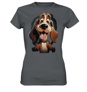 Frecher Hund – Charmantes Cartoon-Design mit Hund - Ladies Premium Shirt Bright Lights Arts