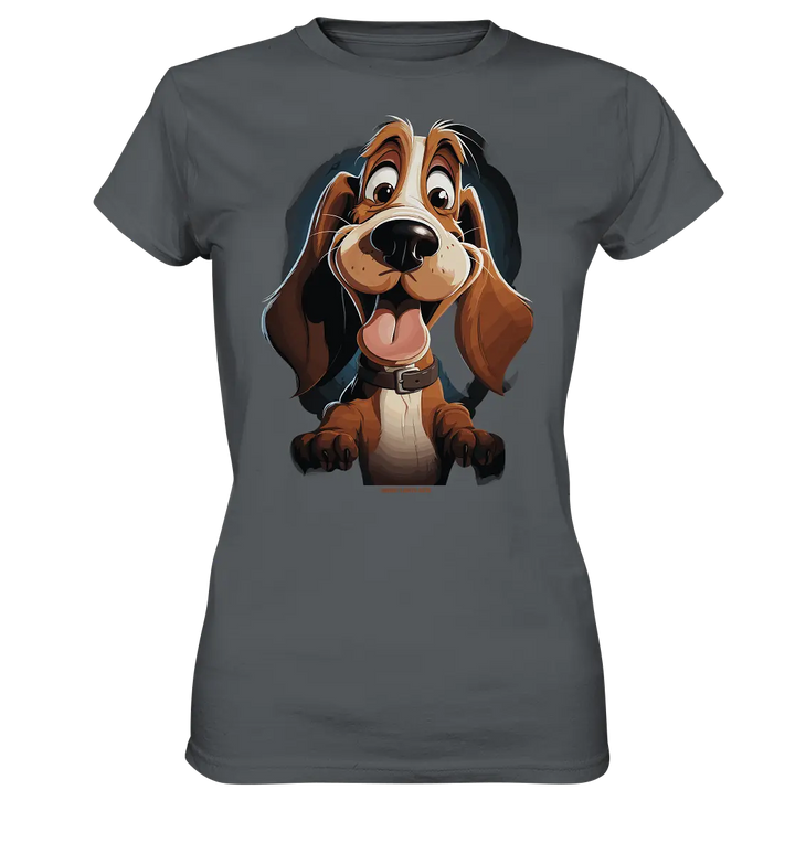 Frecher Hund – Charmantes Cartoon-Design mit Hund - Ladies Premium Shirt Bright Lights Arts