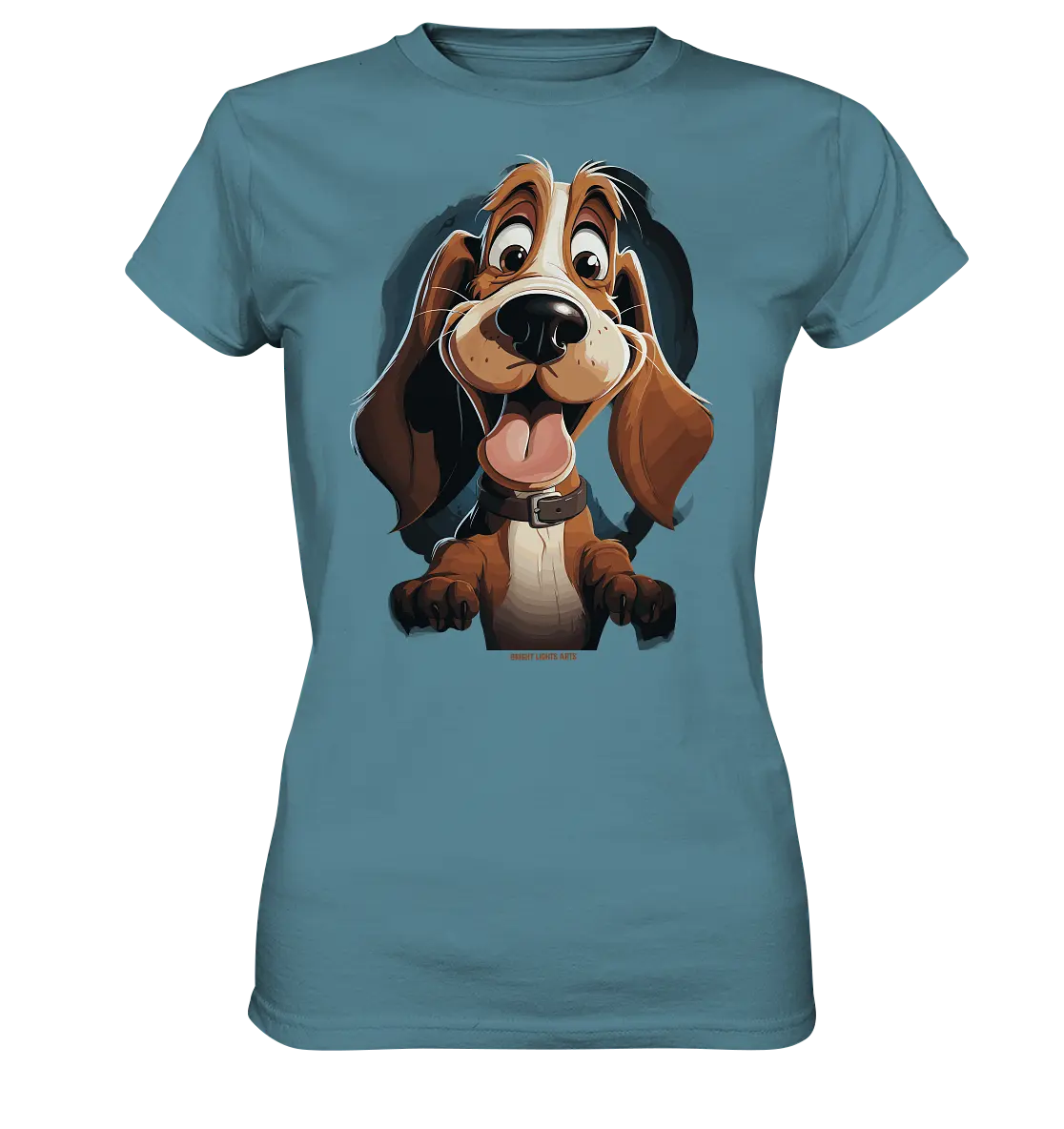 Frecher Hund – Charmantes Cartoon-Design mit Hund - Ladies Premium Shirt Bright Lights Arts