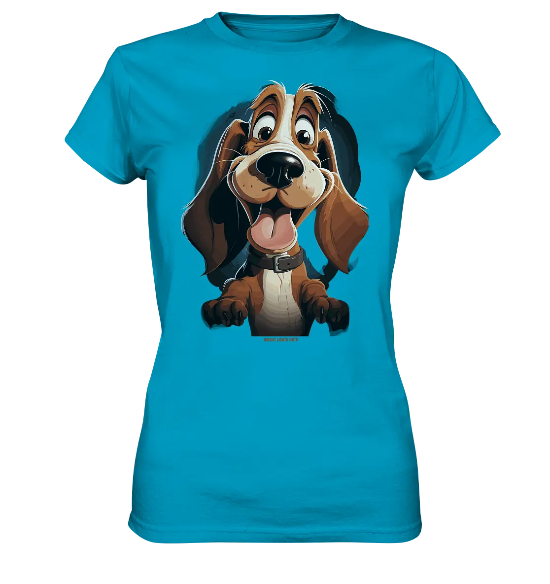 Frecher Hund – Charmantes Cartoon-Design mit Hund - Ladies Premium Shirt Bright Lights Arts
