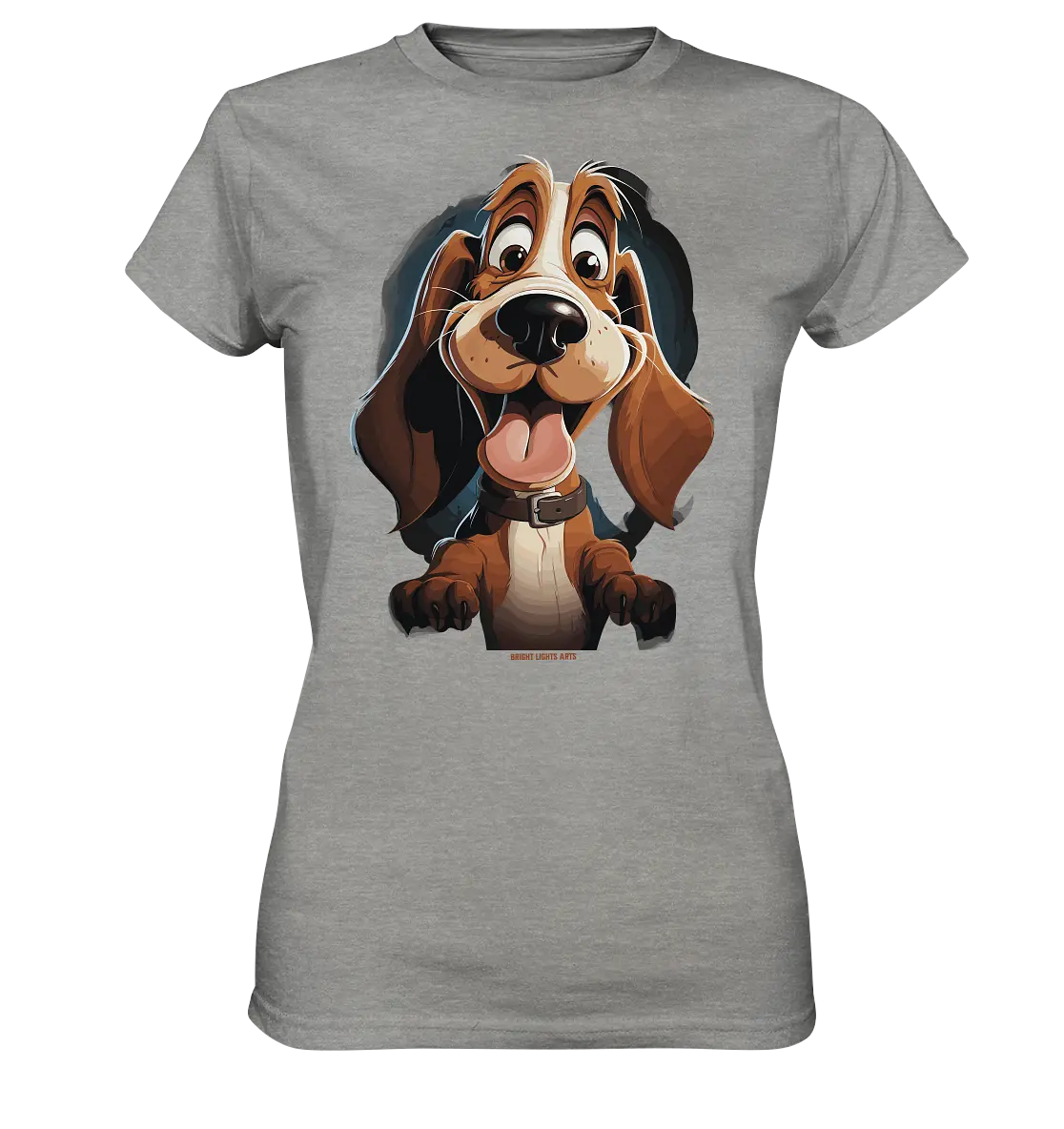 Frecher Hund – Charmantes Cartoon-Design mit Hund - Ladies Premium Shirt Bright Lights Arts