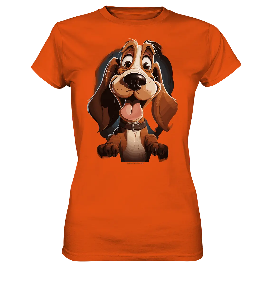 Frecher Hund – Charmantes Cartoon-Design mit Hund - Ladies Premium Shirt Bright Lights Arts