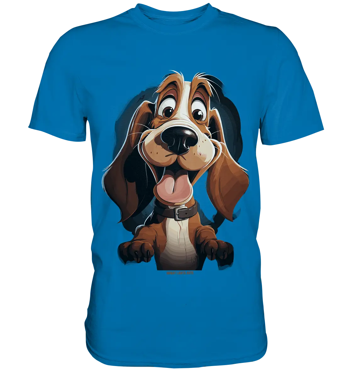 Frecher Hund – Charmantes Cartoon-Design mit Hund - Premium Shirt Bright Lights Arts
