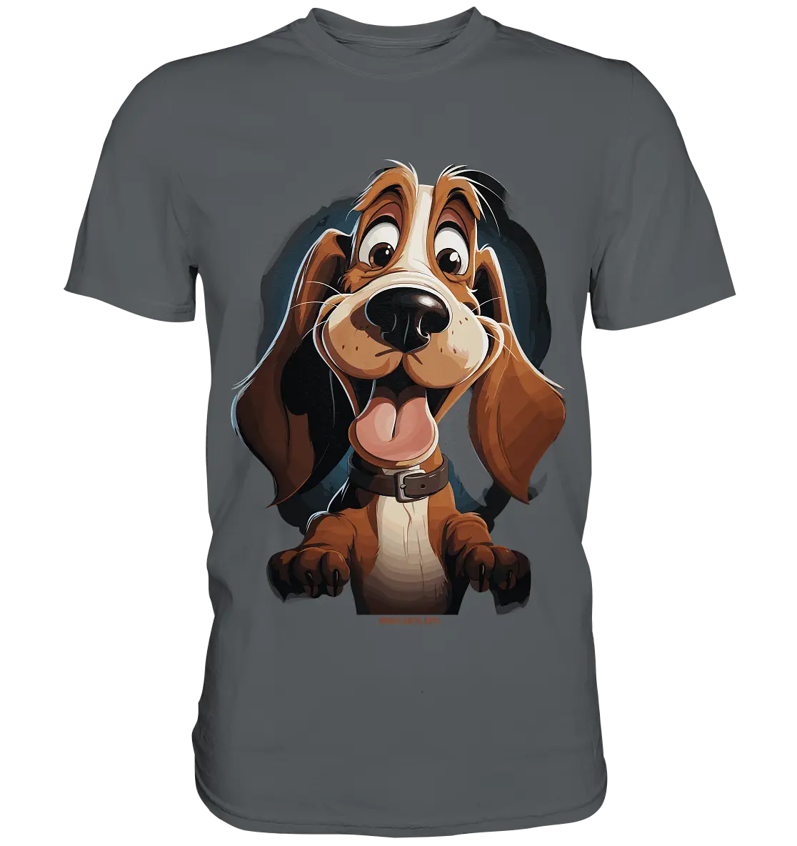 Frecher Hund – Charmantes Cartoon-Design mit Hund - Premium Shirt Bright Lights Arts