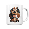 Frecher Hund – Charmantes Cartoon-Design mit Hund - Tasse glossy Bright Lights Arts