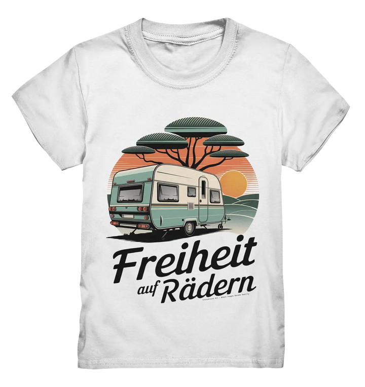 Freiheit auf Rädern - Retro Camping - Kids Premium Shirt Bright Lights Arts