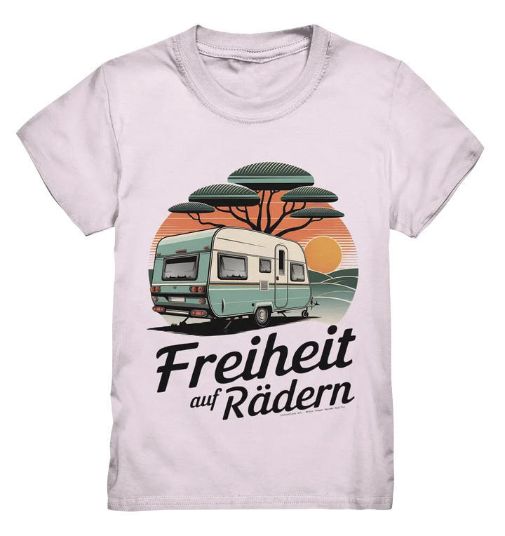 Freiheit auf Rädern - Retro Camping - Kids Premium Shirt Bright Lights Arts