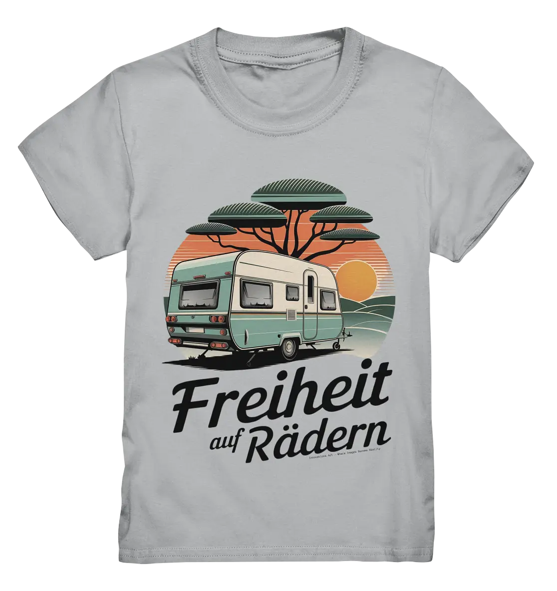 Freiheit auf Rädern - Retro Camping - Kids Premium Shirt Bright Lights Arts