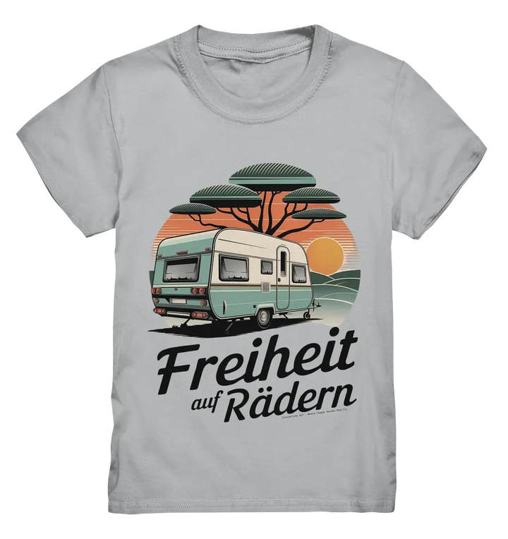 Freiheit auf Rädern - Retro Camping - Kids Premium Shirt Bright Lights Arts