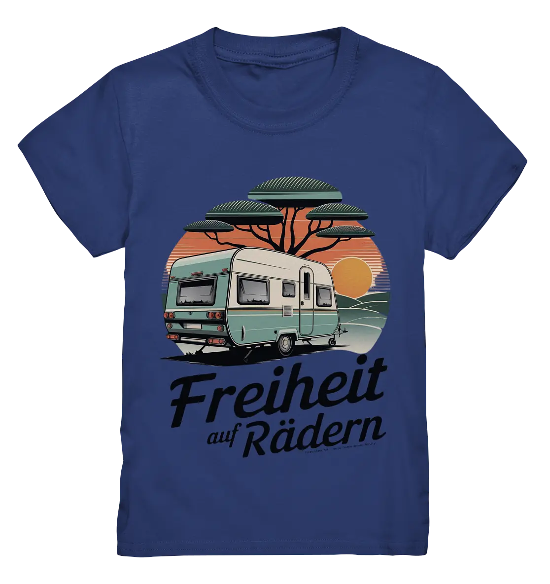 Freiheit auf Rädern - Retro Camping - Kids Premium Shirt Bright Lights Arts
