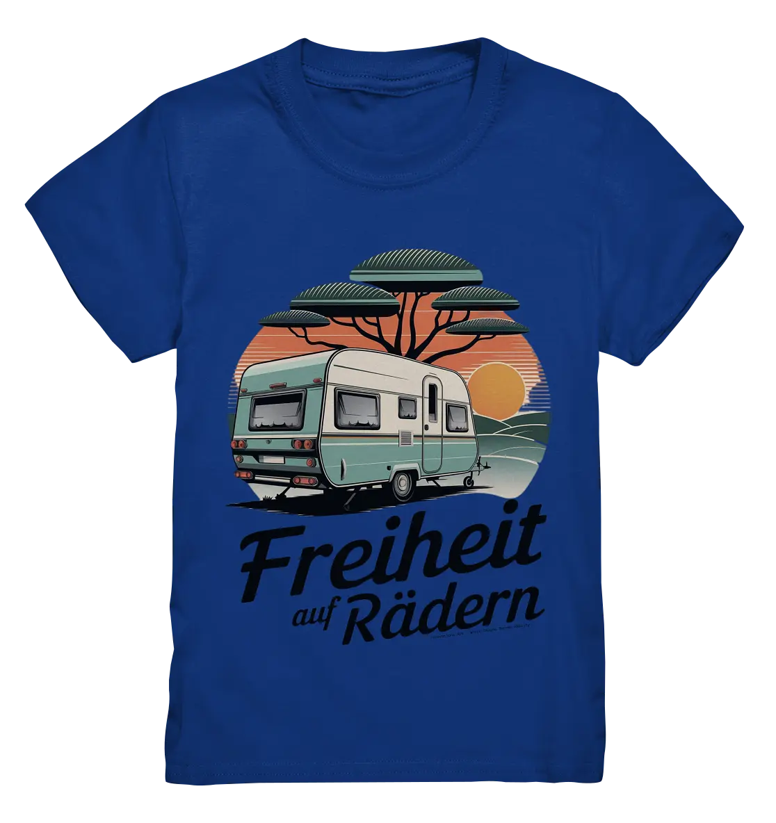 Freiheit auf Rädern - Retro Camping - Kids Premium Shirt Bright Lights Arts