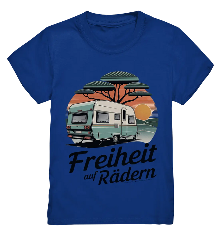 Freiheit auf Rädern - Retro Camping - Kids Premium Shirt Bright Lights Arts