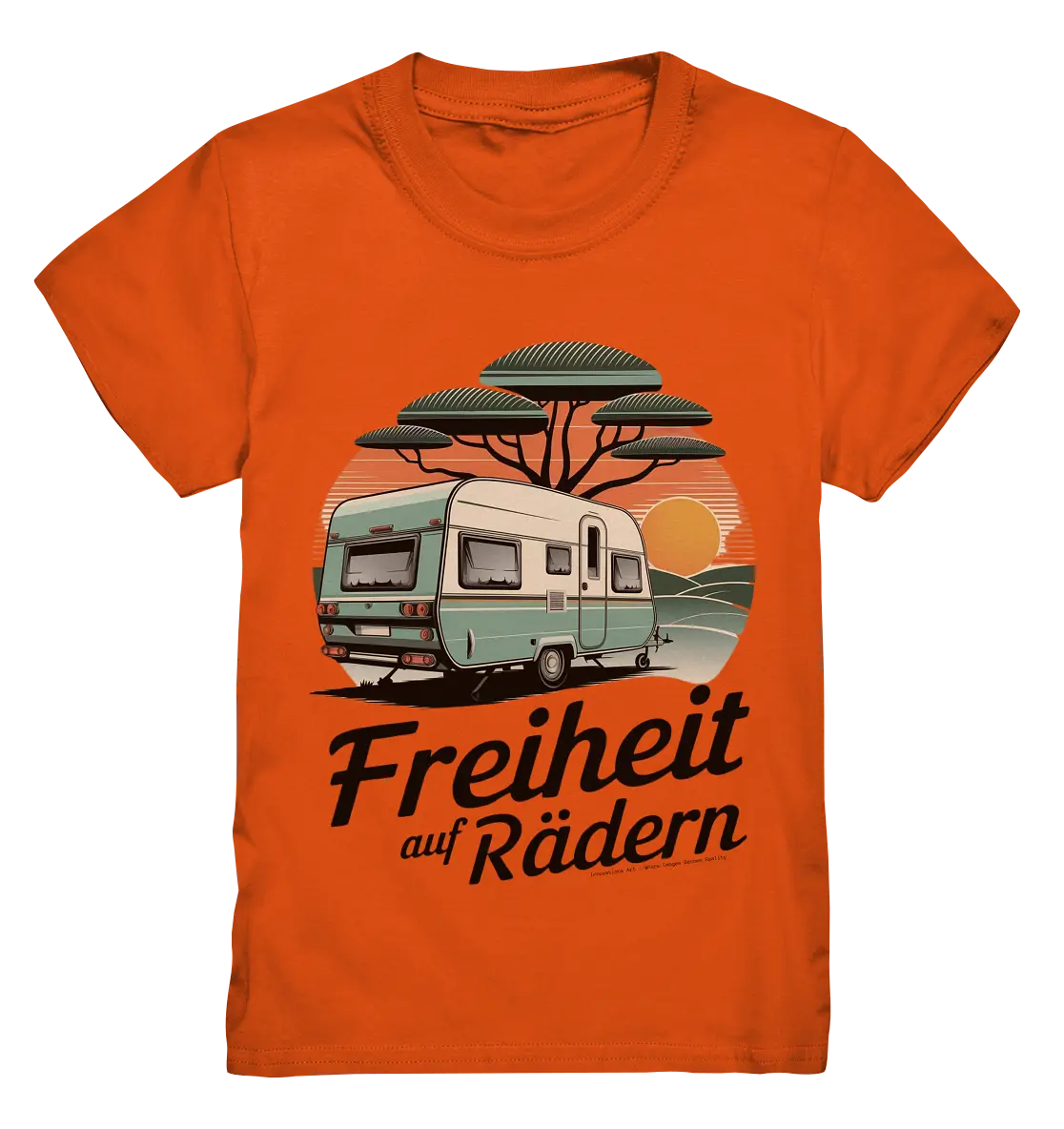 Freiheit auf Rädern - Retro Camping - Kids Premium Shirt Bright Lights Arts