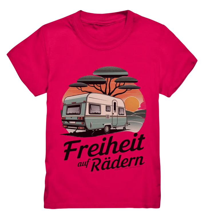 Freiheit auf Rädern - Retro Camping - Kids Premium Shirt Bright Lights Arts