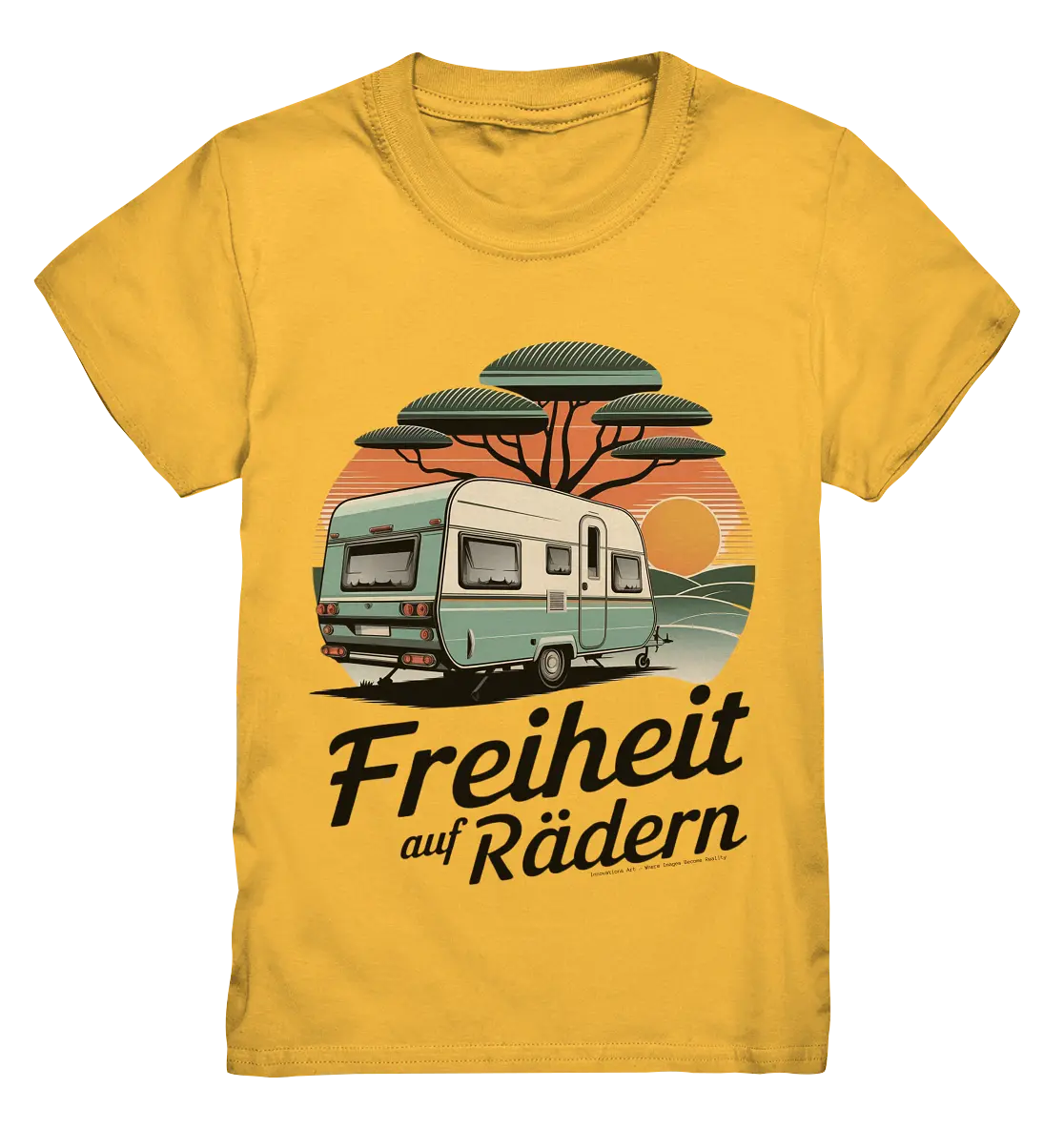 Freiheit auf Rädern - Retro Camping - Kids Premium Shirt Bright Lights Arts