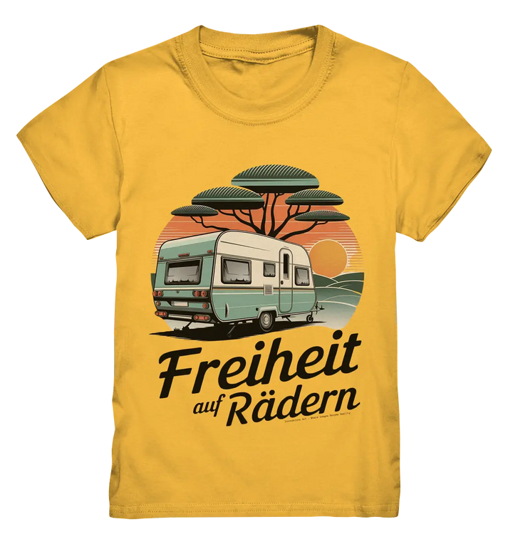 Freiheit auf Rädern - Retro Camping - Kids Premium Shirt Bright Lights Arts