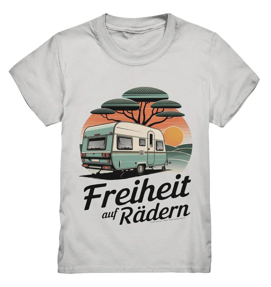 Freiheit auf Rädern - Retro Camping - Kids Premium Shirt Bright Lights Arts