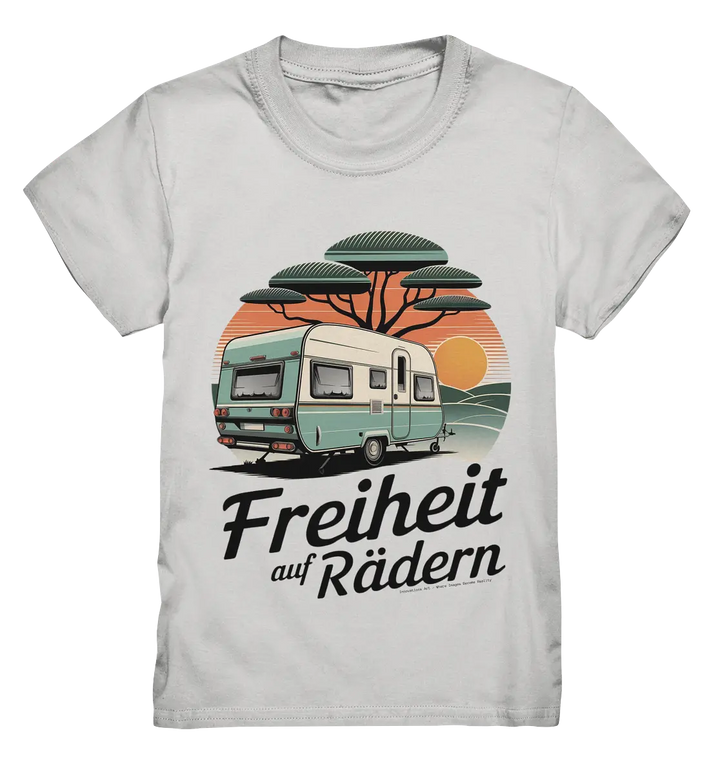 Freiheit auf Rädern - Retro Camping - Kids Premium Shirt Bright Lights Arts