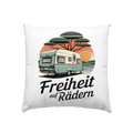 Freiheit auf Rädern - Retro Camping - Kissen 40x40cm Bright Lights Arts