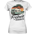 Freiheit auf Rädern - Retro Camping - Ladies Premium Shirt Bright Lights Arts
