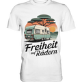 Freiheit auf Rädern - Retro Camping - Premium Shirt Bright Lights Arts