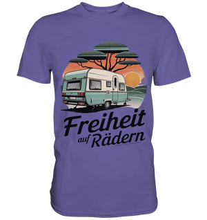 Freiheit auf Rädern - Retro Camping - Premium Shirt Bright Lights Arts