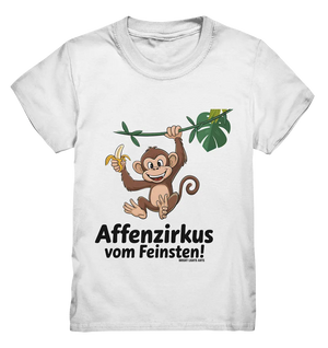Fröhlicher Affe mit Banane - Affenzirkus - Kids Premium Shirt Bright Lights Arts