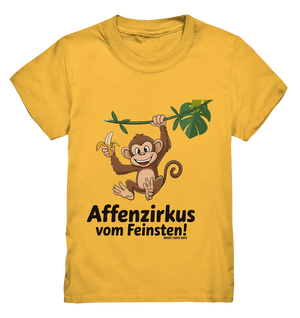 Fröhlicher Affe mit Banane - Affenzirkus - Kids Premium Shirt Bright Lights Arts