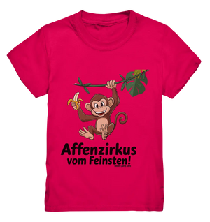 Fröhlicher Affe mit Banane - Affenzirkus - Kids Premium Shirt Bright Lights Arts