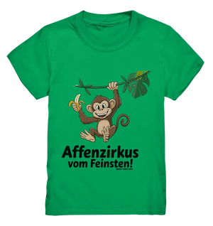 Fröhlicher Affe mit Banane - Affenzirkus - Kids Premium Shirt Bright Lights Arts