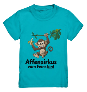 Fröhlicher Affe mit Banane - Affenzirkus - Kids Premium Shirt Bright Lights Arts