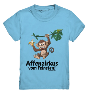 Fröhlicher Affe mit Banane - Affenzirkus - Kids Premium Shirt Bright Lights Arts