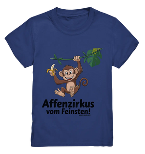 Fröhlicher Affe mit Banane - Affenzirkus - Kids Premium Shirt Bright Lights Arts