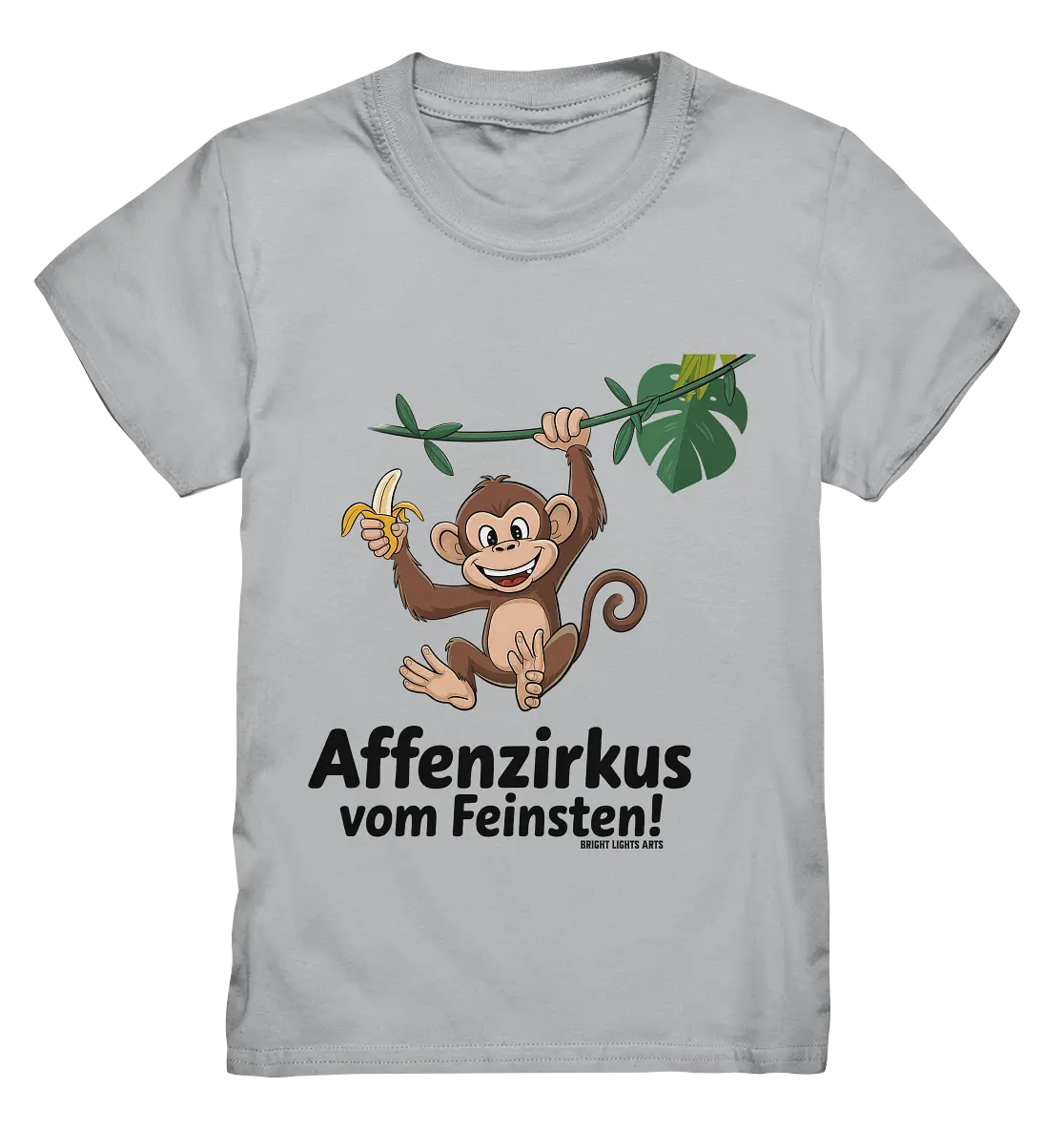 Fröhlicher Affe mit Banane - Affenzirkus - Kids Premium Shirt Bright Lights Arts