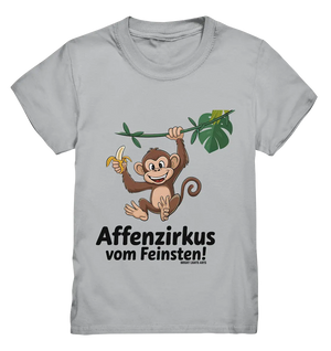Fröhlicher Affe mit Banane - Affenzirkus - Kids Premium Shirt Bright Lights Arts