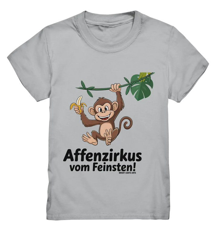 Fröhlicher Affe mit Banane - Affenzirkus - Kids Premium Shirt Bright Lights Arts