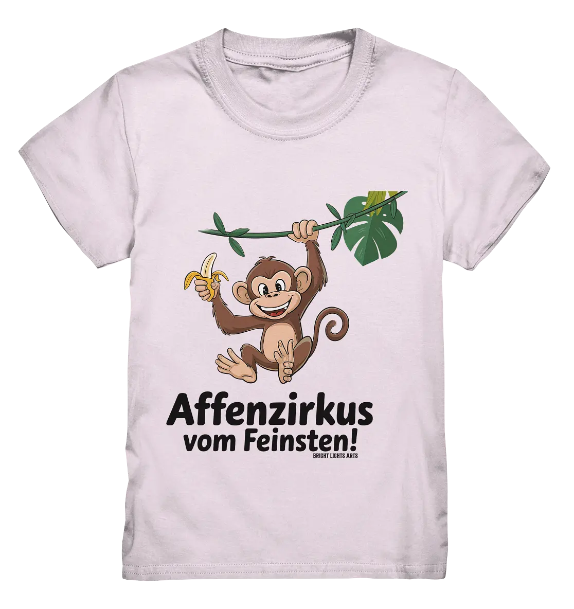 Fröhlicher Affe mit Banane - Affenzirkus - Kids Premium Shirt Bright Lights Arts