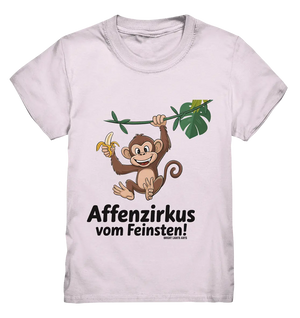 Fröhlicher Affe mit Banane - Affenzirkus - Kids Premium Shirt Bright Lights Arts