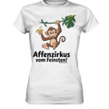 Fröhlicher Affe mit Banane - Affenzirkus - Ladies Premium Shirt Bright Lights Arts
