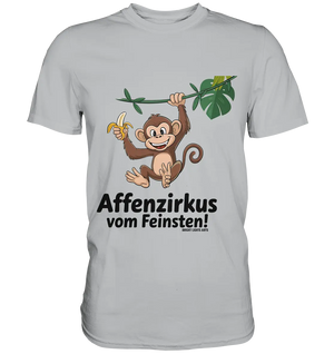 Fröhlicher Affe mit Banane - Affenzirkus - Premium Shirt Bright Lights Arts