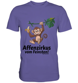 Fröhlicher Affe mit Banane - Affenzirkus - Premium Shirt Bright Lights Arts