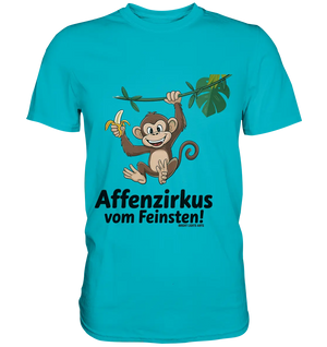 Fröhlicher Affe mit Banane - Affenzirkus - Premium Shirt Bright Lights Arts