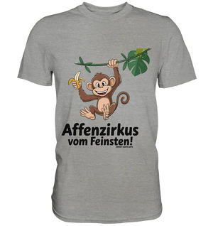 Fröhlicher Affe mit Banane - Affenzirkus - Premium Shirt Bright Lights Arts