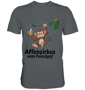 Fröhlicher Affe mit Banane - Affenzirkus - Premium Shirt Bright Lights Arts