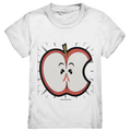Fruchtige Energie – Humorvolles und dynamisches Apfel-Design - Kids Premium Shirt Bright Lights Arts