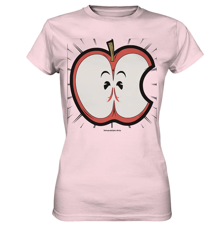 Fruchtige Energie – Humorvolles und dynamisches Apfel-Design - Ladies Premium Shirt Bright Lights Arts