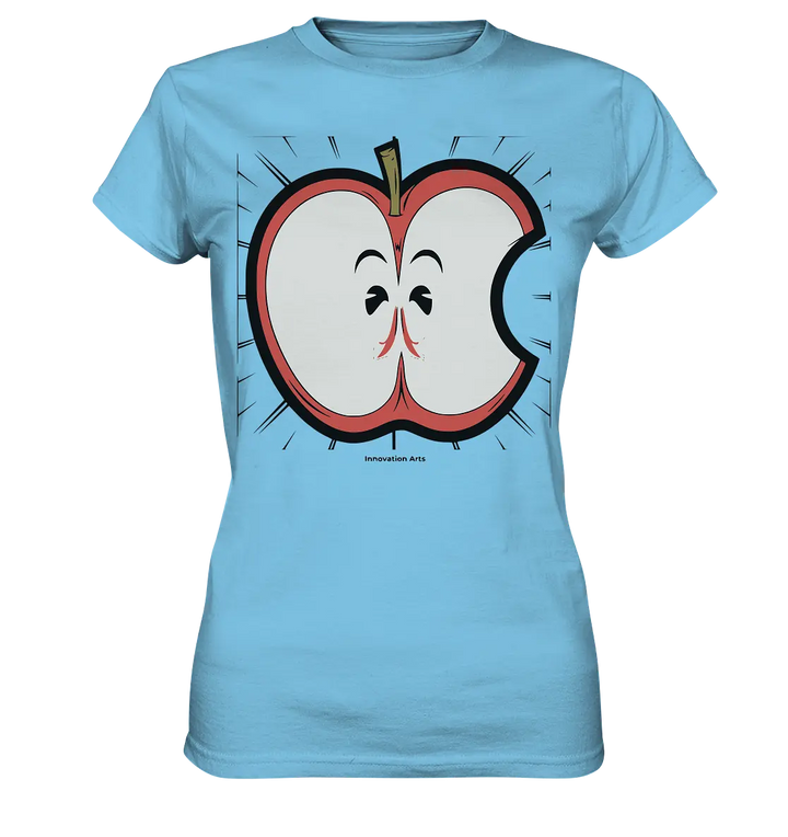 Fruchtige Energie – Humorvolles und dynamisches Apfel-Design - Ladies Premium Shirt Bright Lights Arts