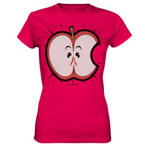 Fruchtige Energie – Humorvolles und dynamisches Apfel-Design - Ladies Premium Shirt Bright Lights Arts